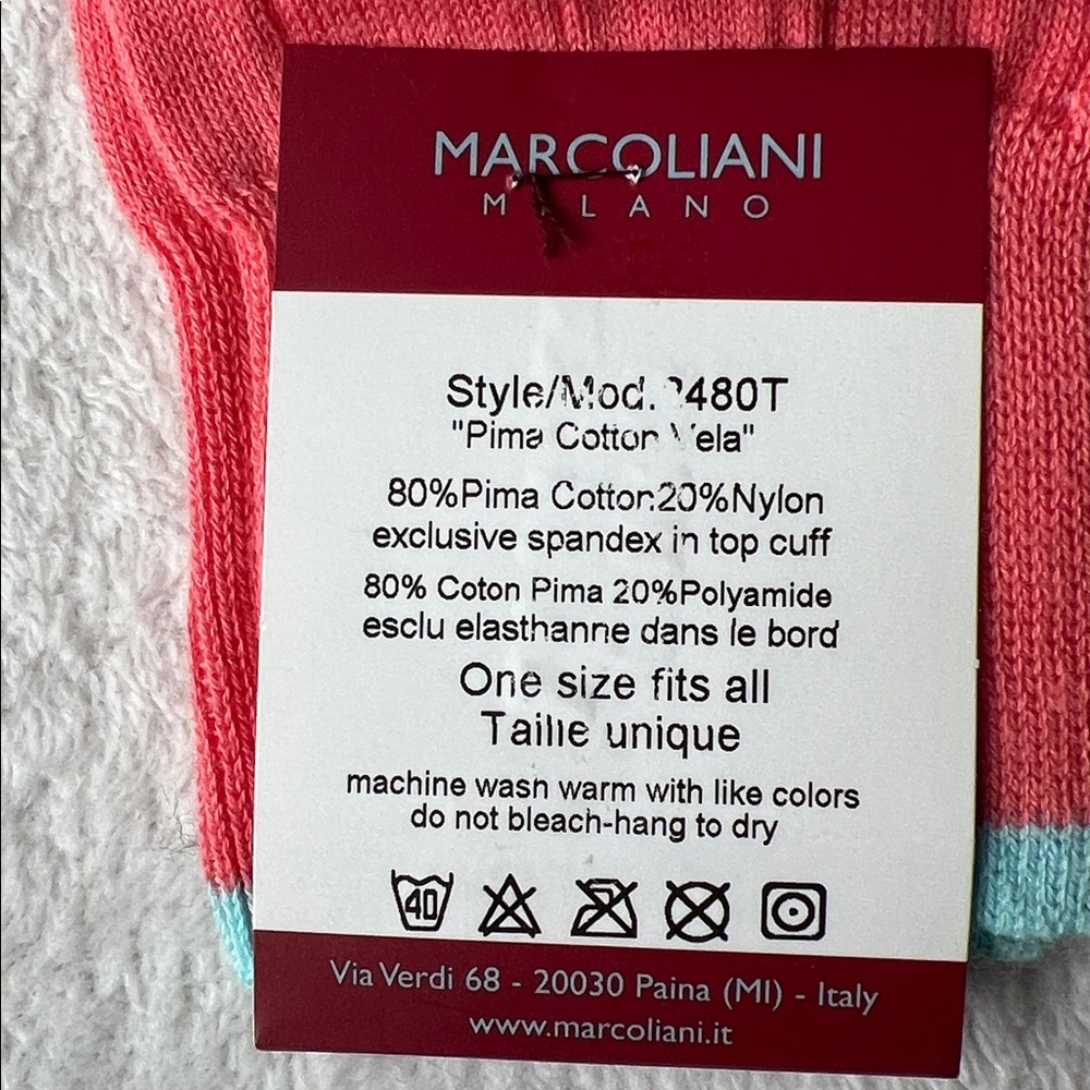 Marcoliani Milano Pima Cotton Ribbed Socks - Picture 5 of 8